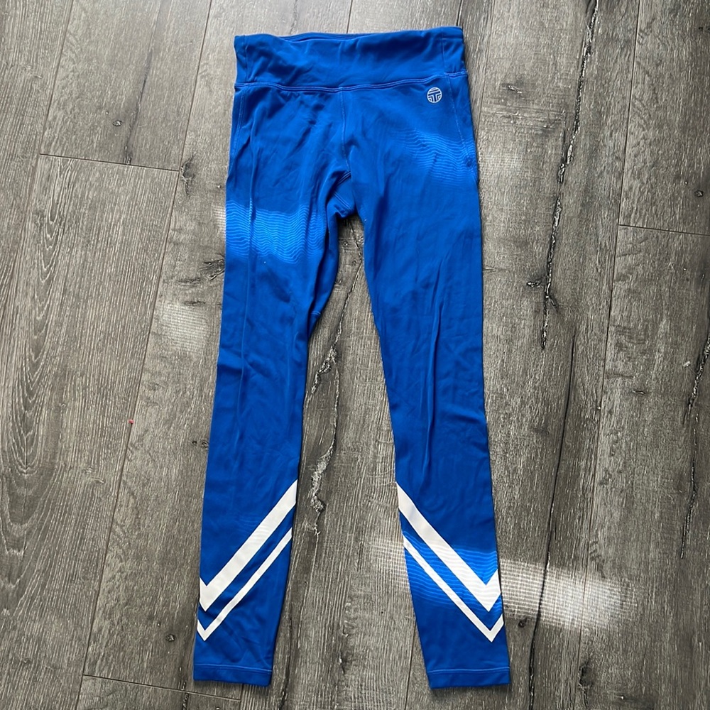 Tory burch high rise sculpt compression chevron leggings